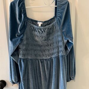 LC Lauren Conrad Blue Mini Dress